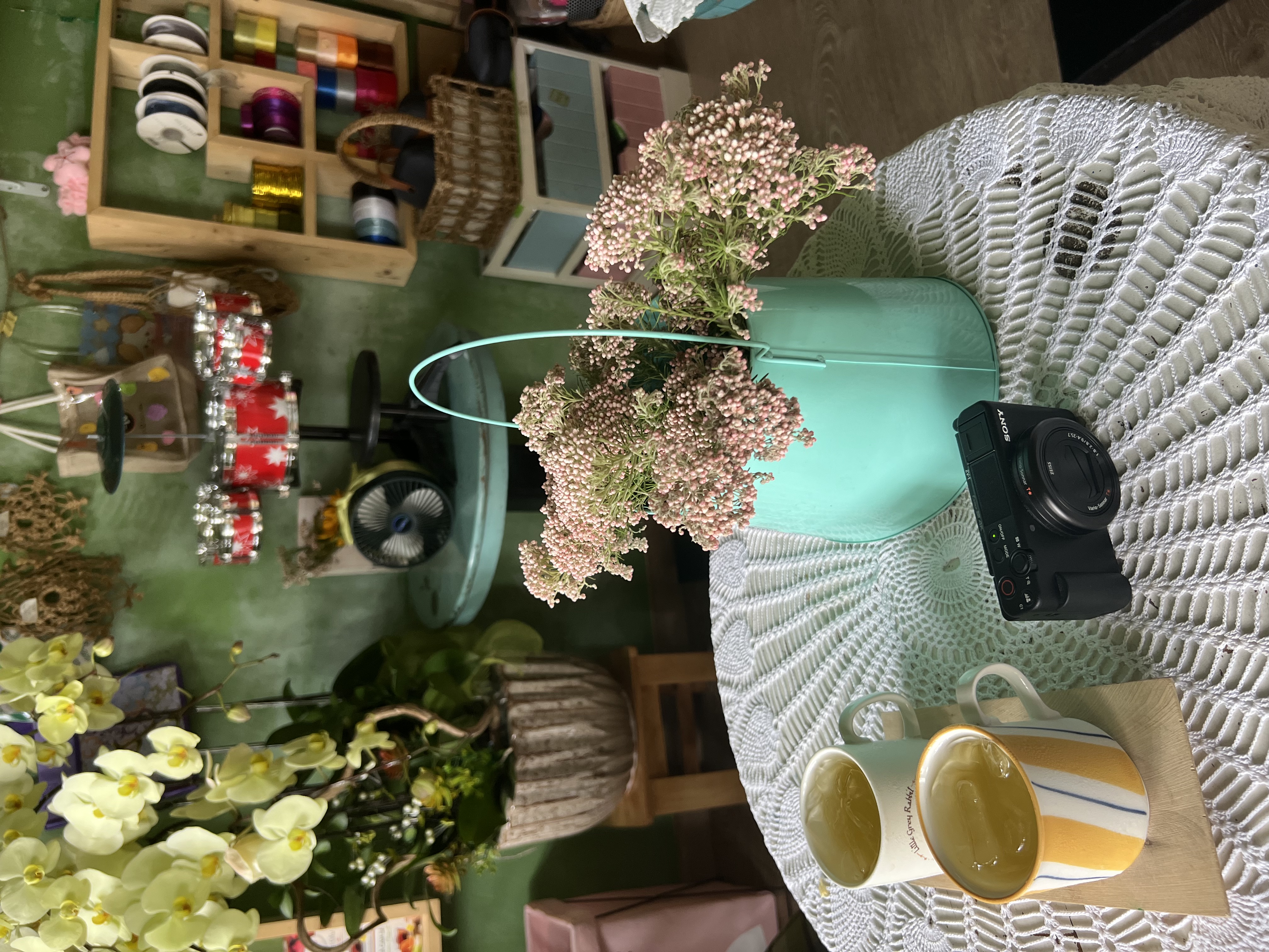 cafe tram hoa hoe
